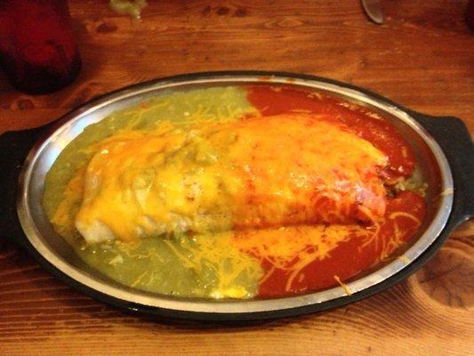 Tia Sophia’s signature dishes Breakfast Burrito (Christmas-style), Huevos Rancheros, Green Chile Stew, Carne Adovada